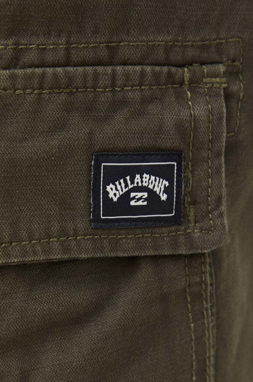 Billabong Памучен къс панталон в зелено - Pepit.bg