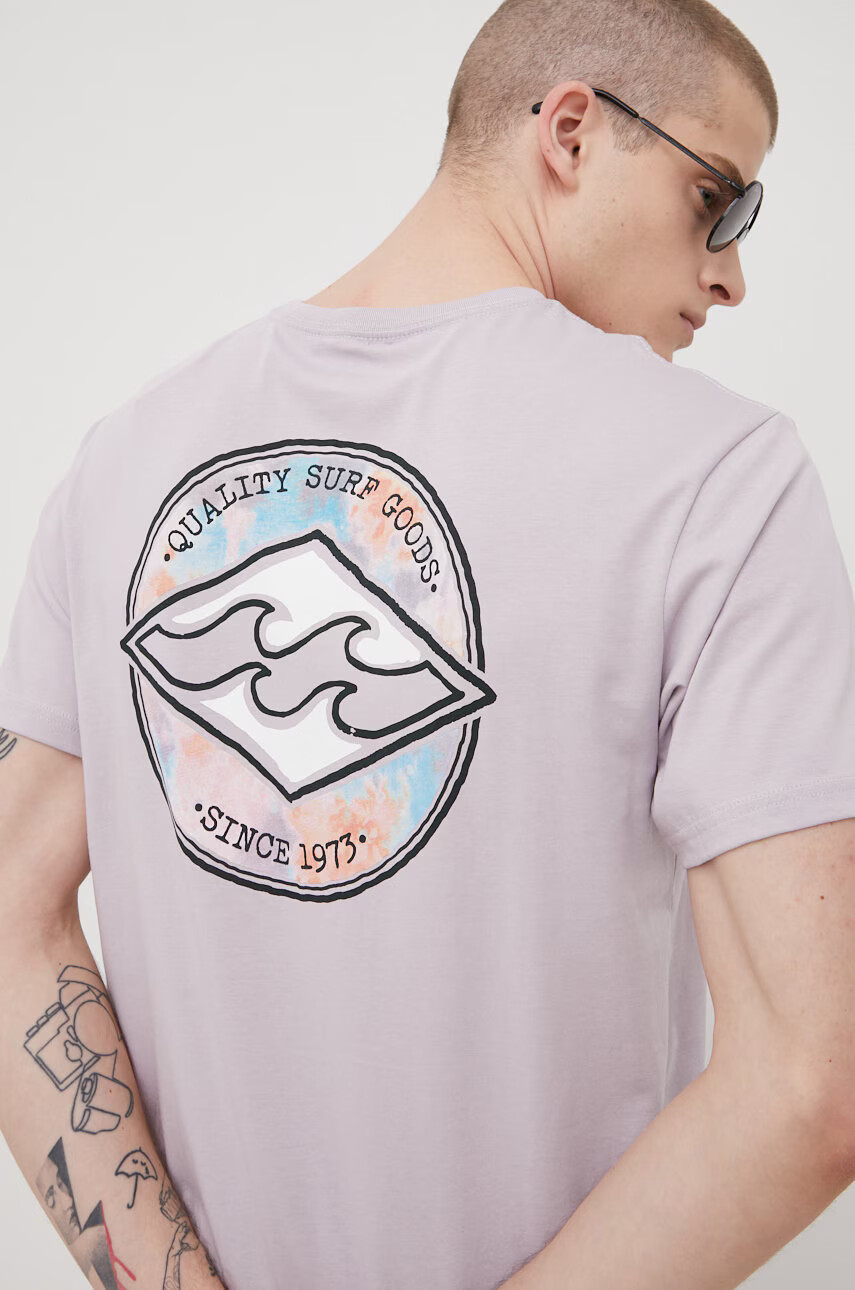 Billabong Памучна тениска в бяло - Pepit.bg