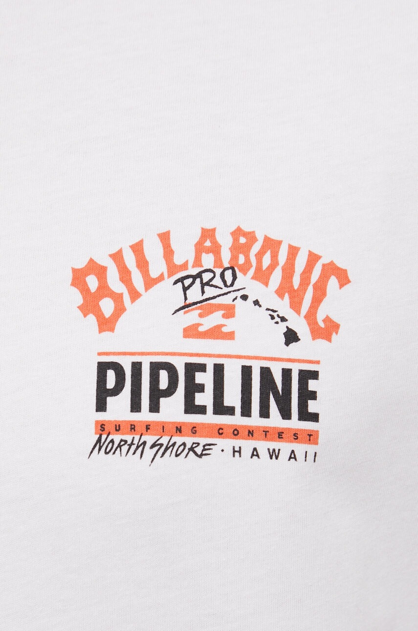 Billabong Памучна тениска в бяло - Pepit.bg