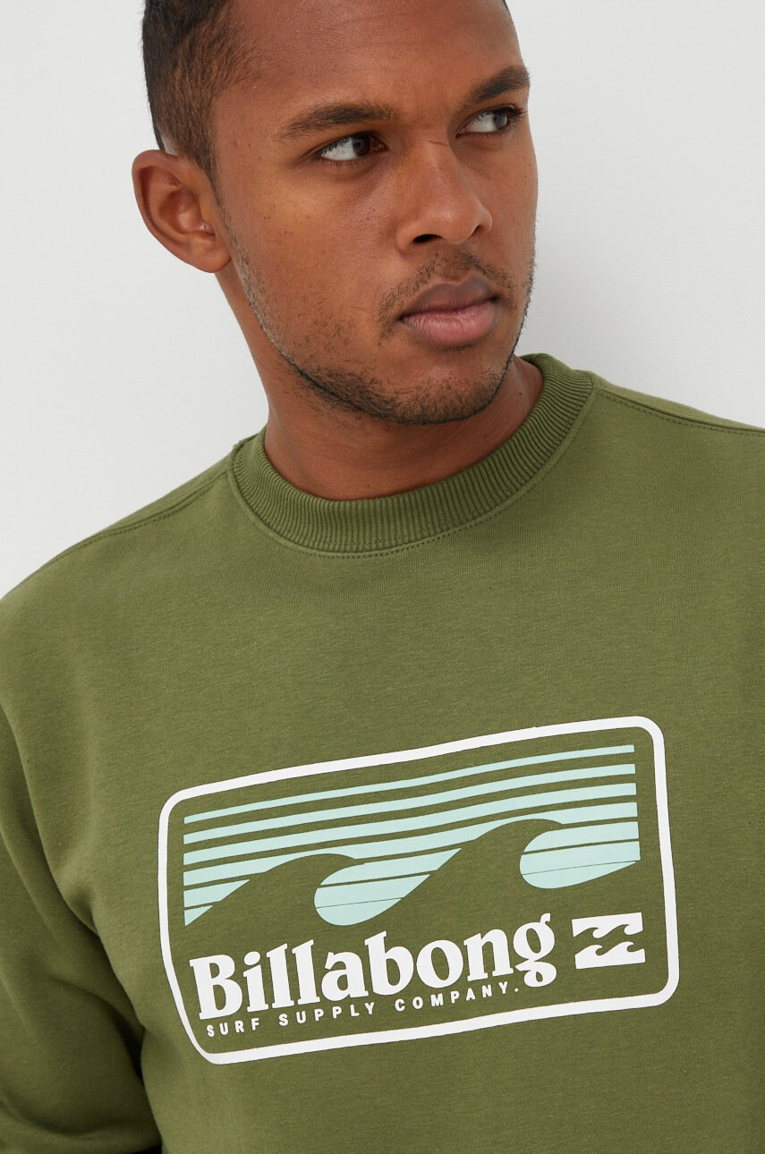 Billabong Суичър в зелено с принт - Pepit.bg