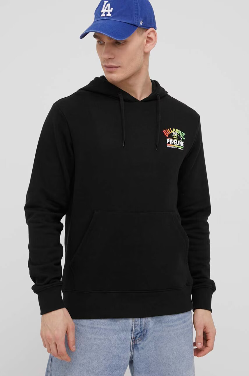 Billabong Суичър мъжка в черно с принт - Pepit.bg