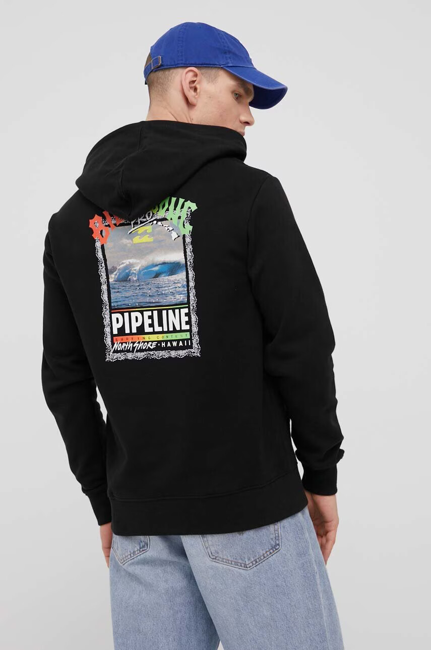 Billabong Суичър мъжка в черно с принт - Pepit.bg