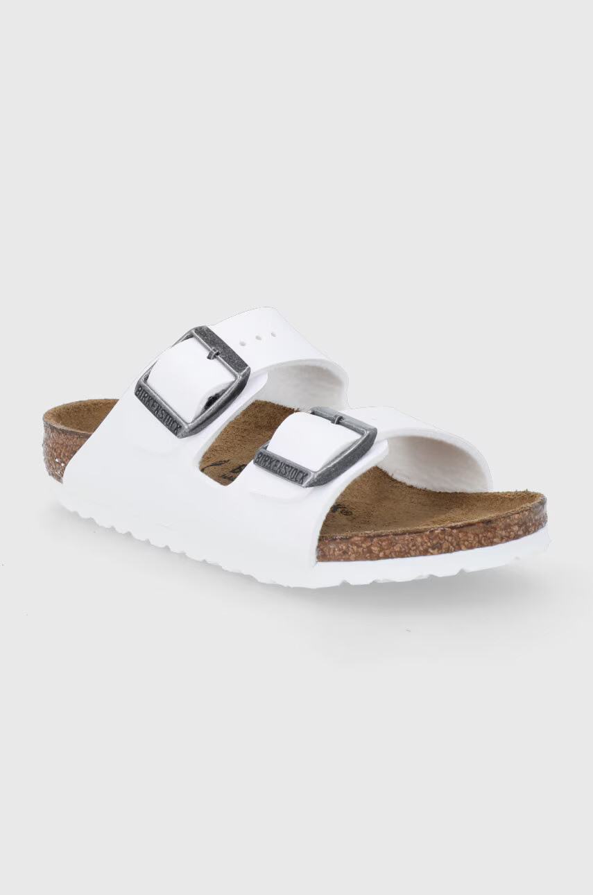 Birkenstock Детски чехли в бяло - Pepit.bg