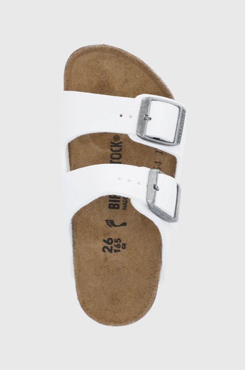 Birkenstock Детски чехли в бяло - Pepit.bg