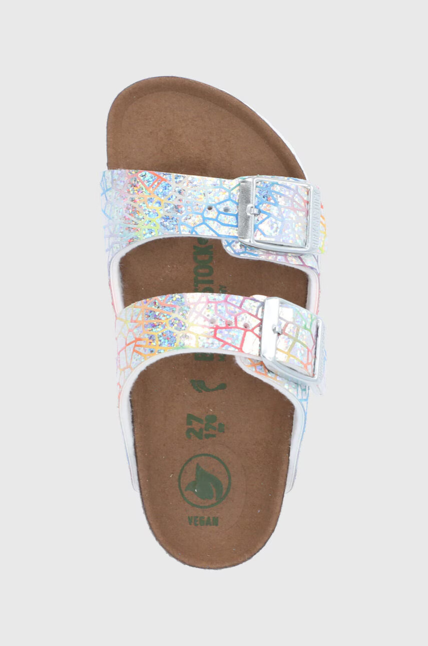 Birkenstock Детски чехли в сребристо - Pepit.bg