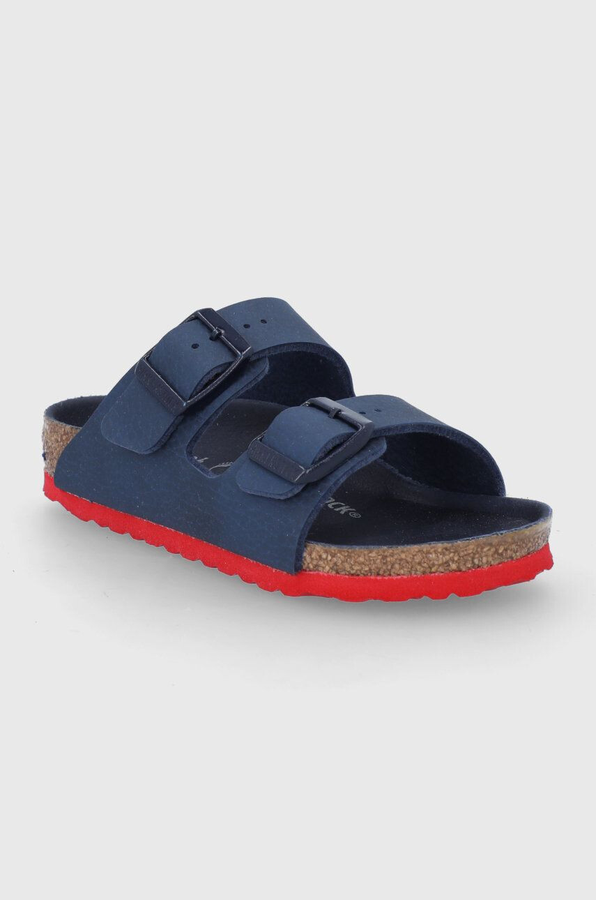 Birkenstock Детски чехли в тъмносиньо - Pepit.bg