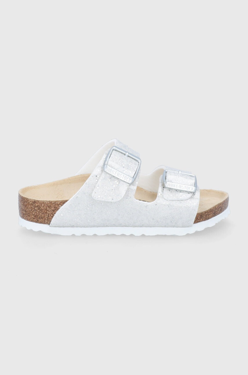 Birkenstock Детски чехли в сребристо - Pepit.bg