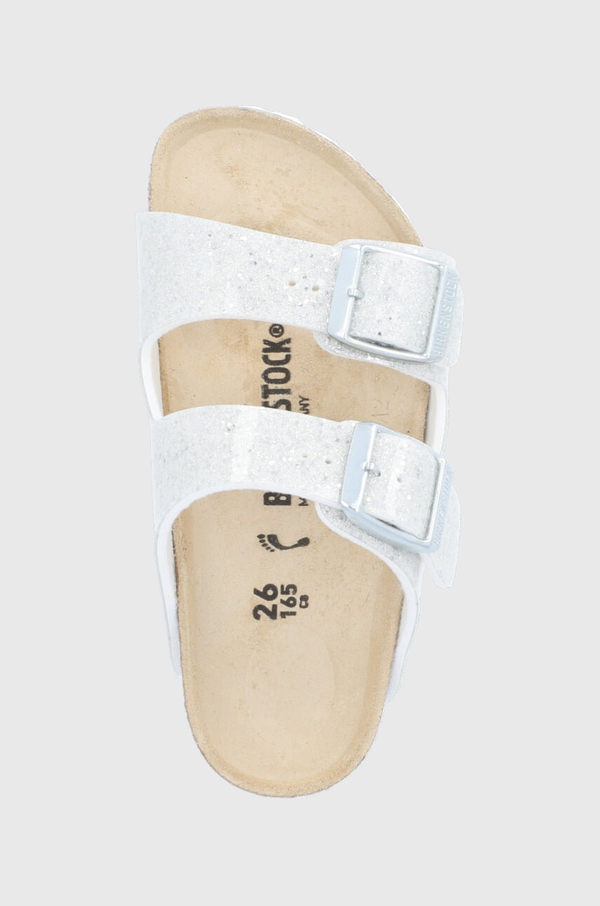 Birkenstock Детски чехли в сребристо - Pepit.bg