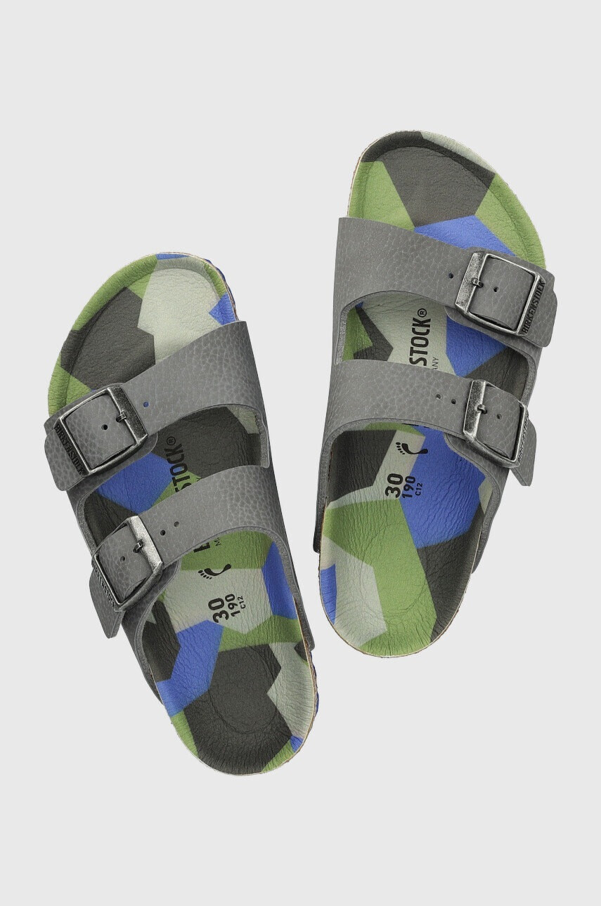Birkenstock Детски чехли Arizona в сиво - Pepit.bg