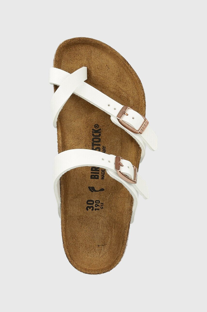 Birkenstock Детски чехли Mayari в бяло - Pepit.bg