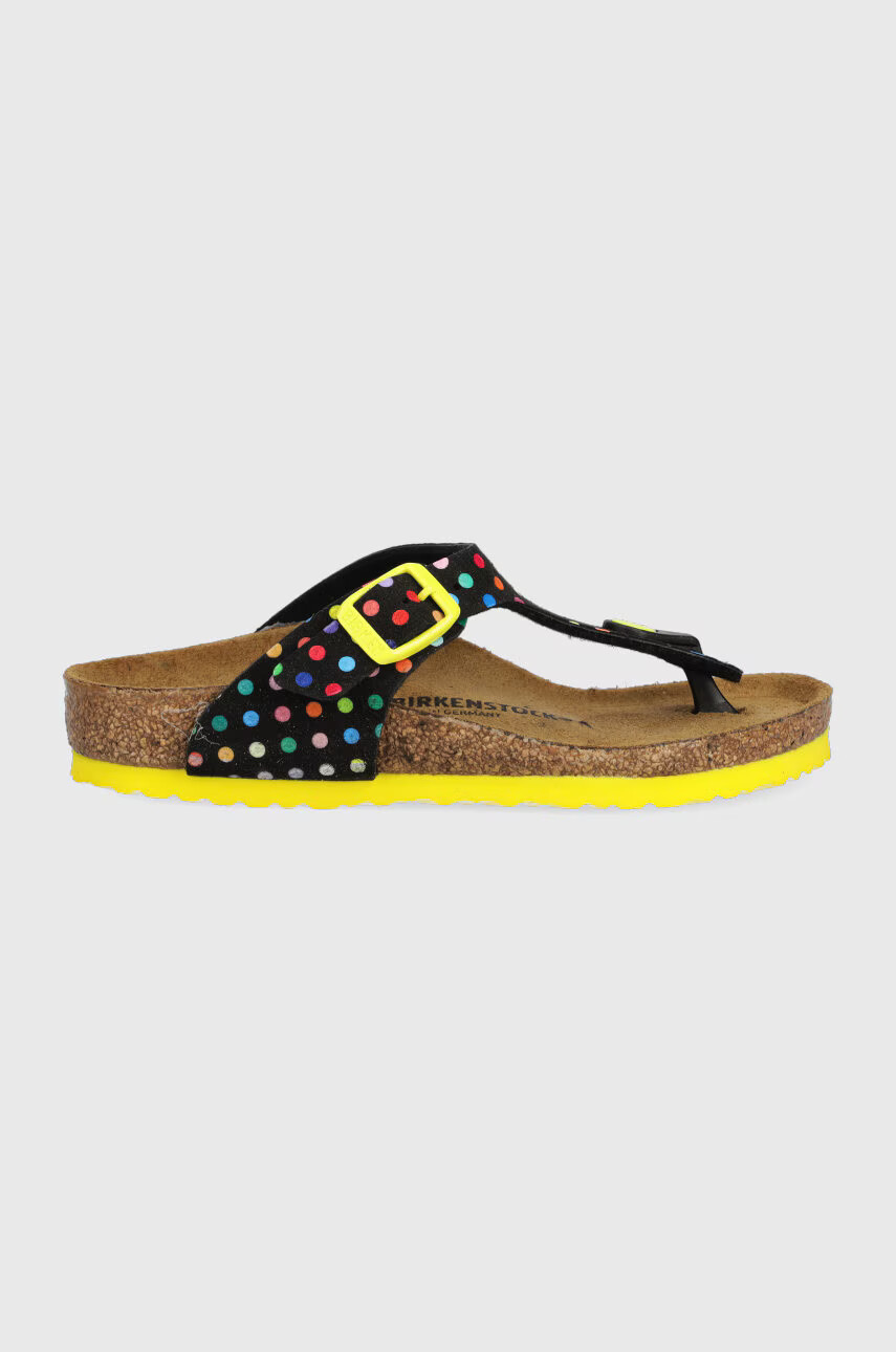 Birkenstock Детски джапанки в черно - Pepit.bg