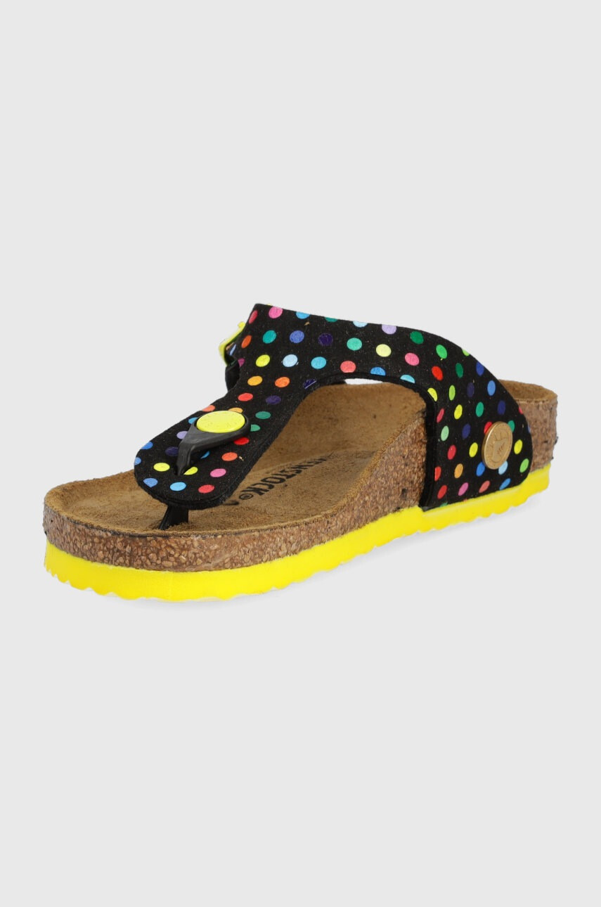 Birkenstock Детски джапанки в черно - Pepit.bg