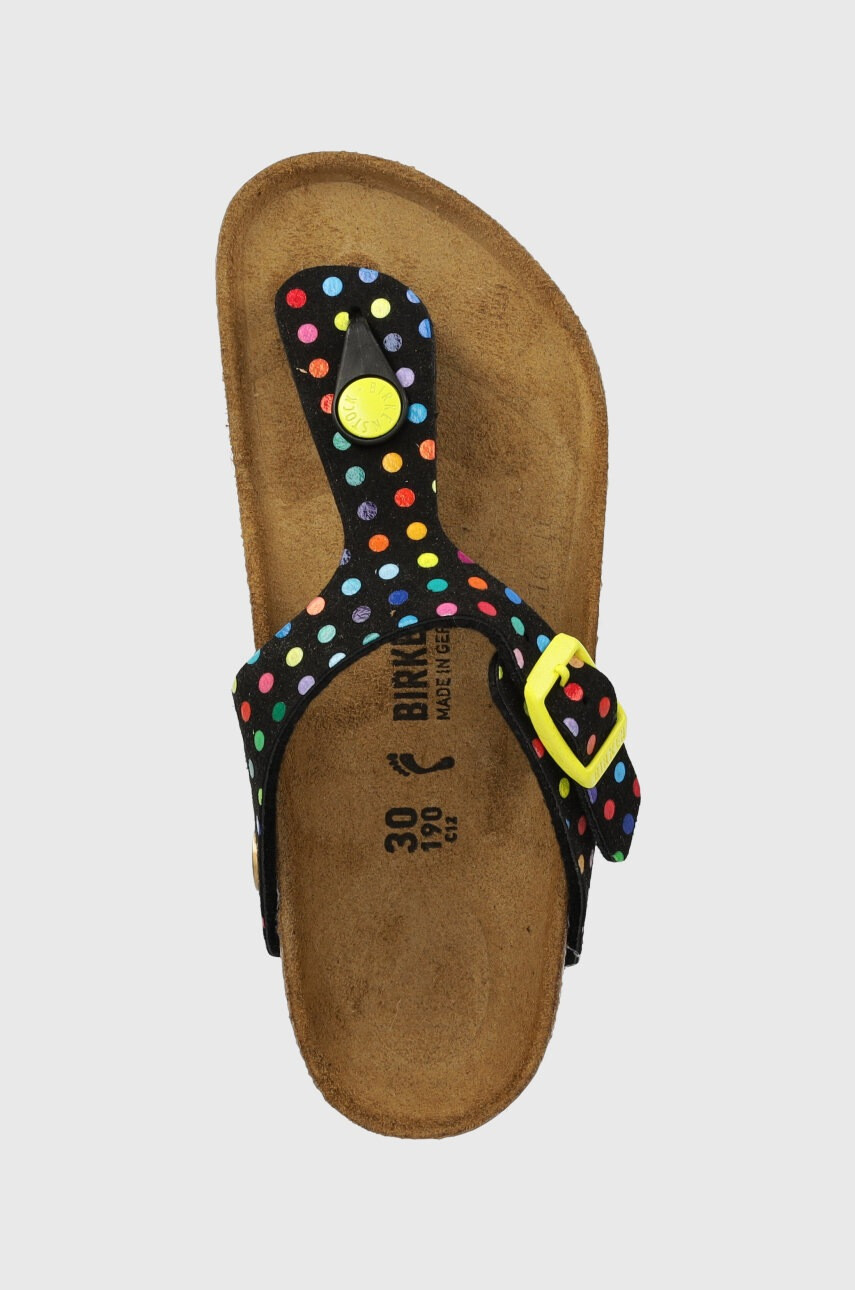 Birkenstock Детски джапанки в черно - Pepit.bg