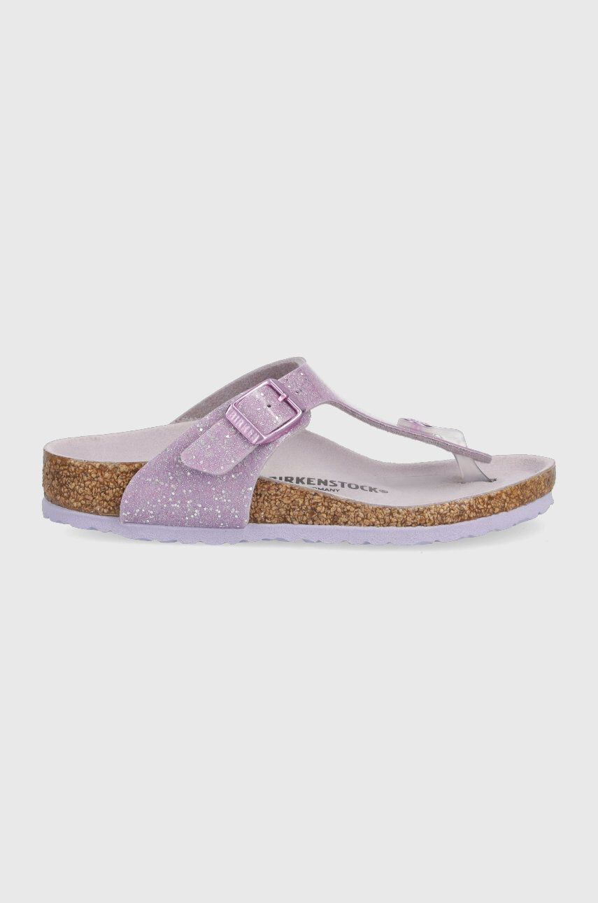 Birkenstock Детски джапанки в лилаво - Pepit.bg