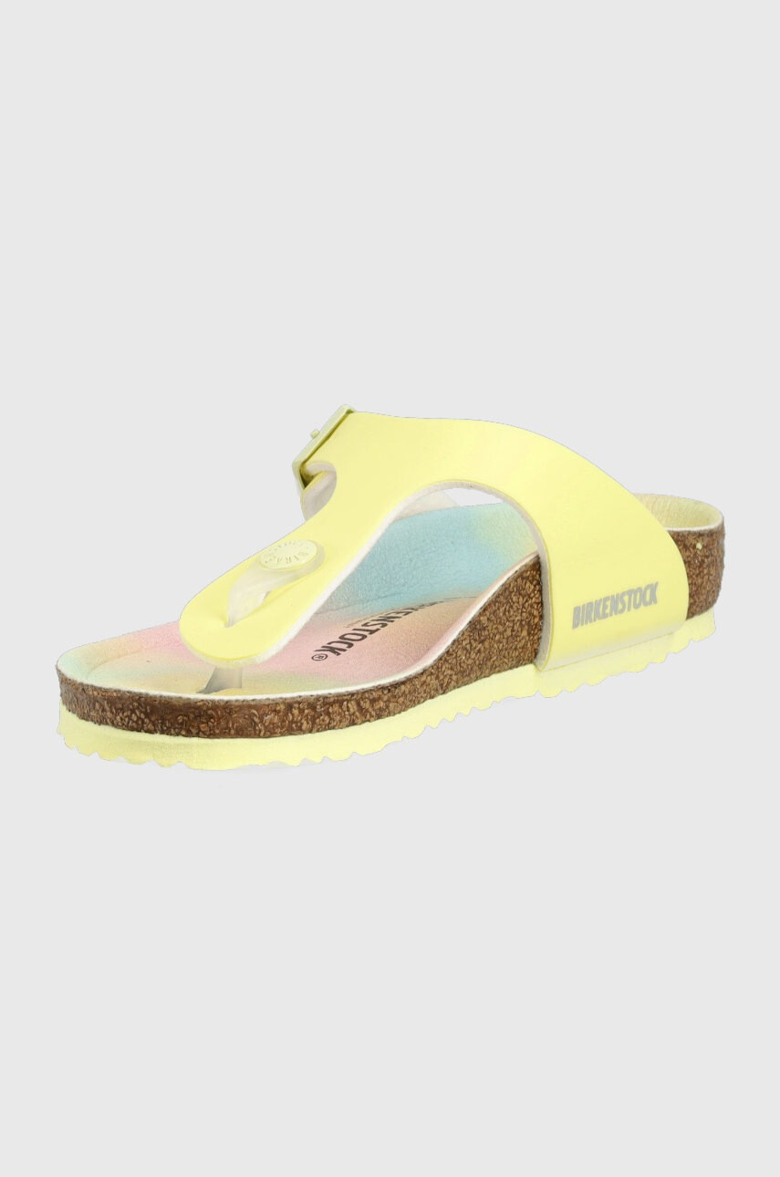 Birkenstock Детски джапанки в жълто - Pepit.bg