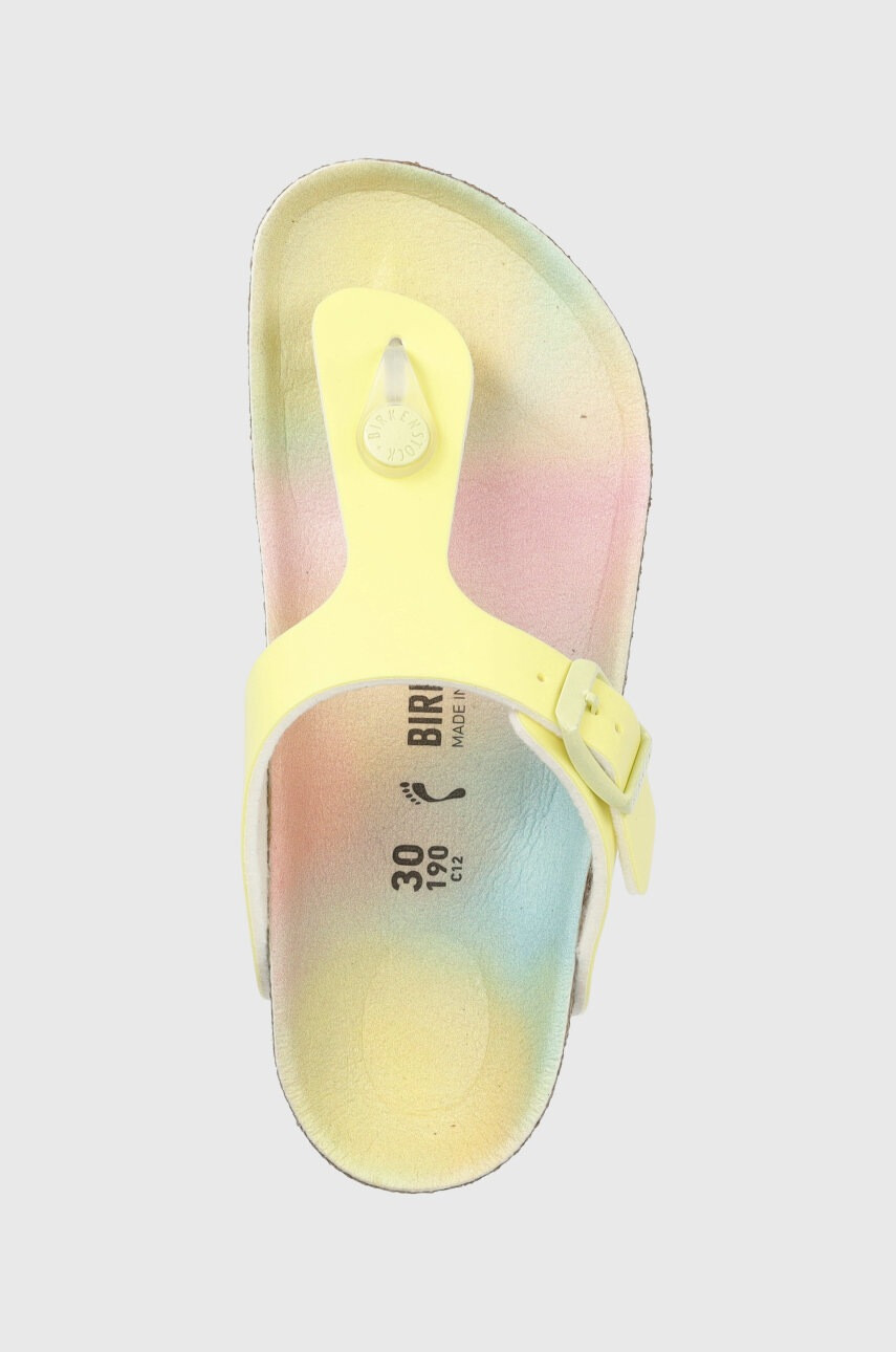 Birkenstock Детски джапанки в жълто - Pepit.bg