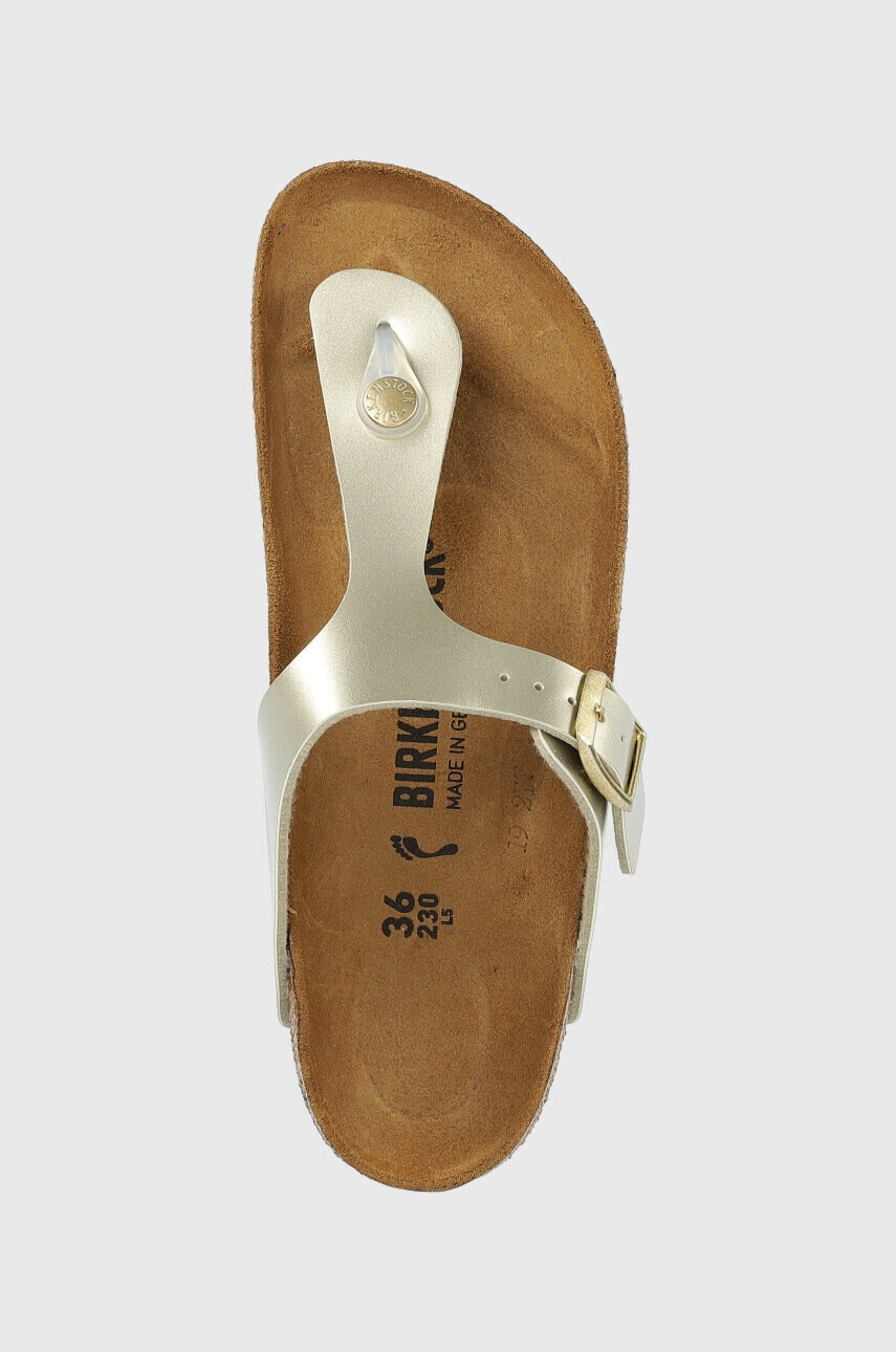 Birkenstock Детски джапанки в златисто - Pepit.bg