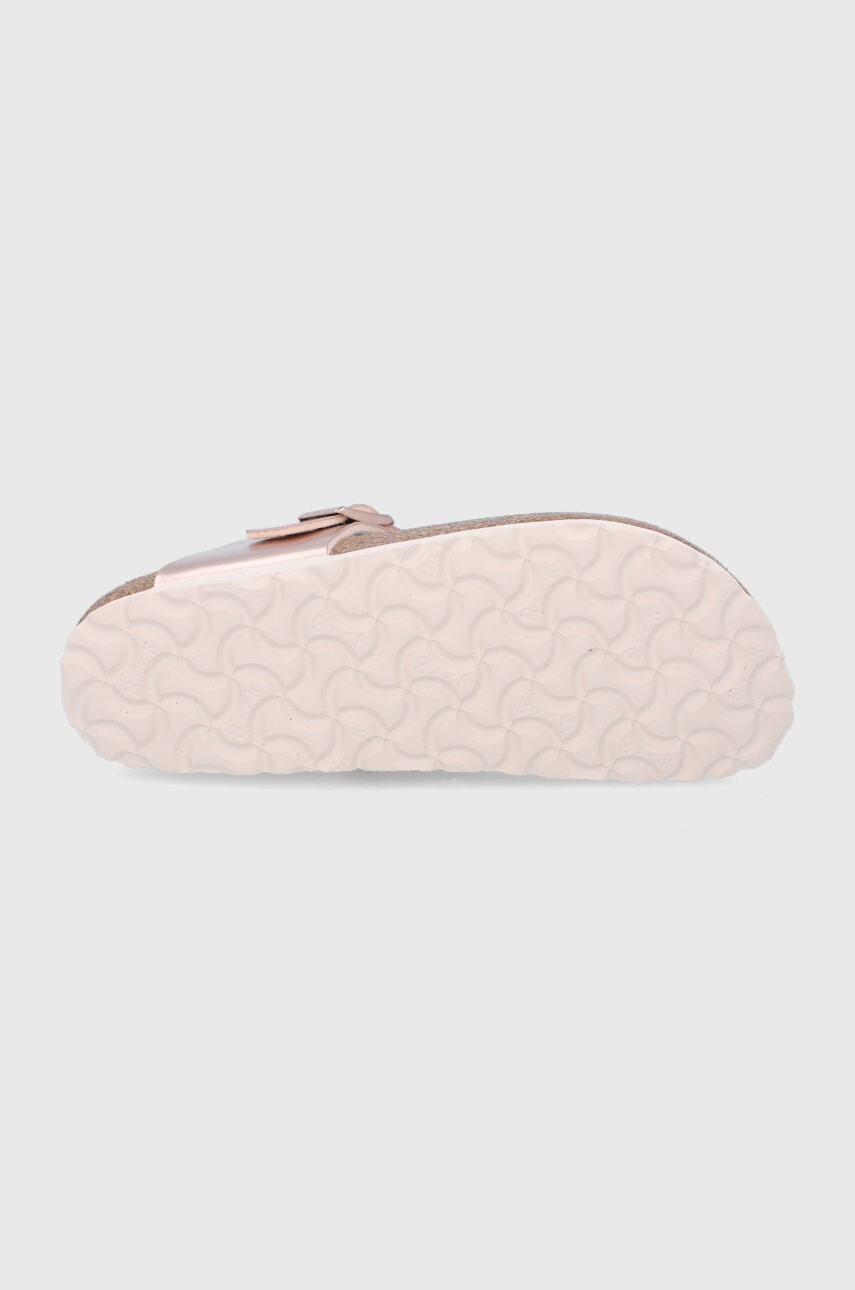 Birkenstock Детски джапанки в златисто - Pepit.bg