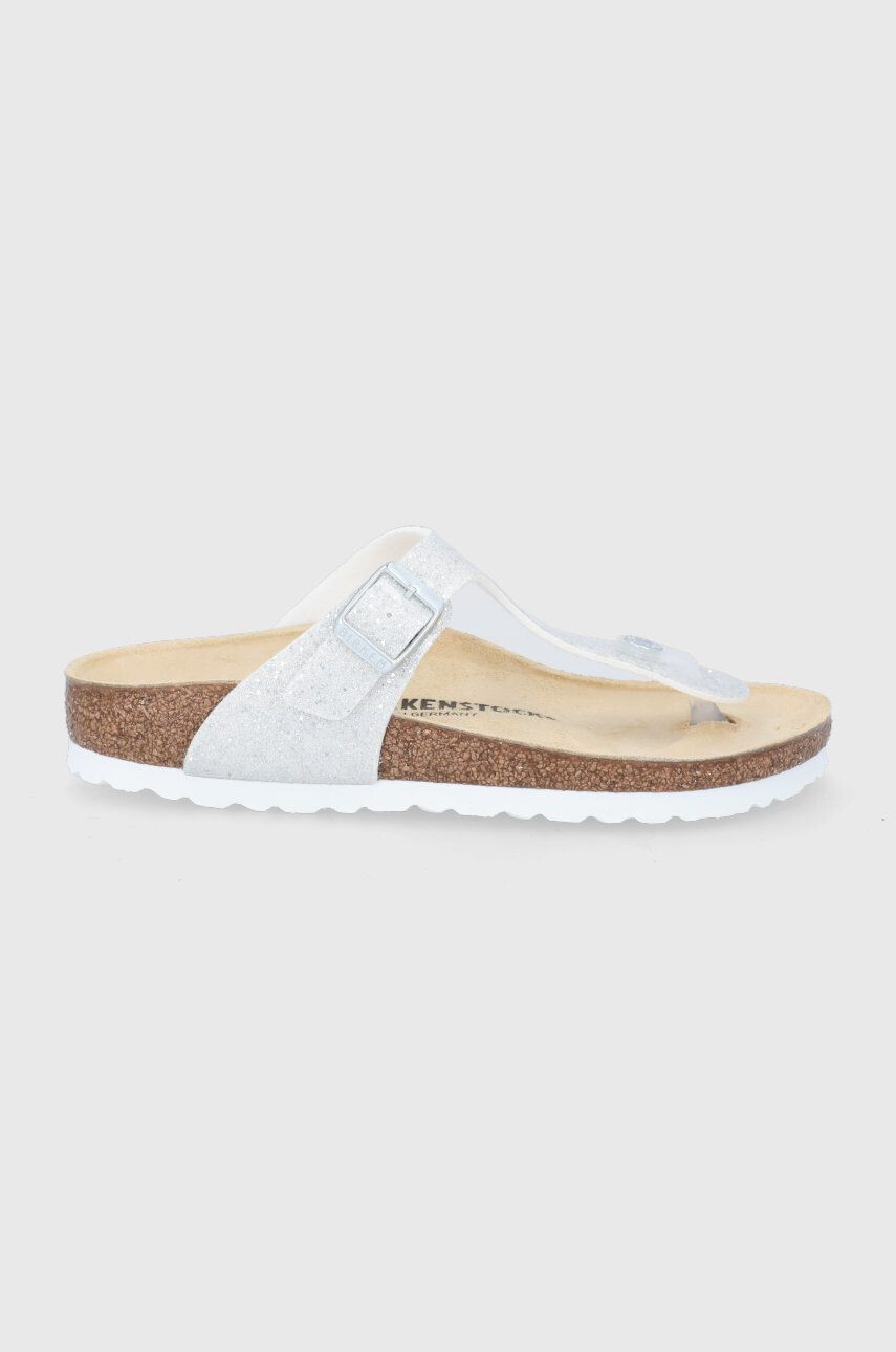 Birkenstock Детски джапанки в сребристо - Pepit.bg