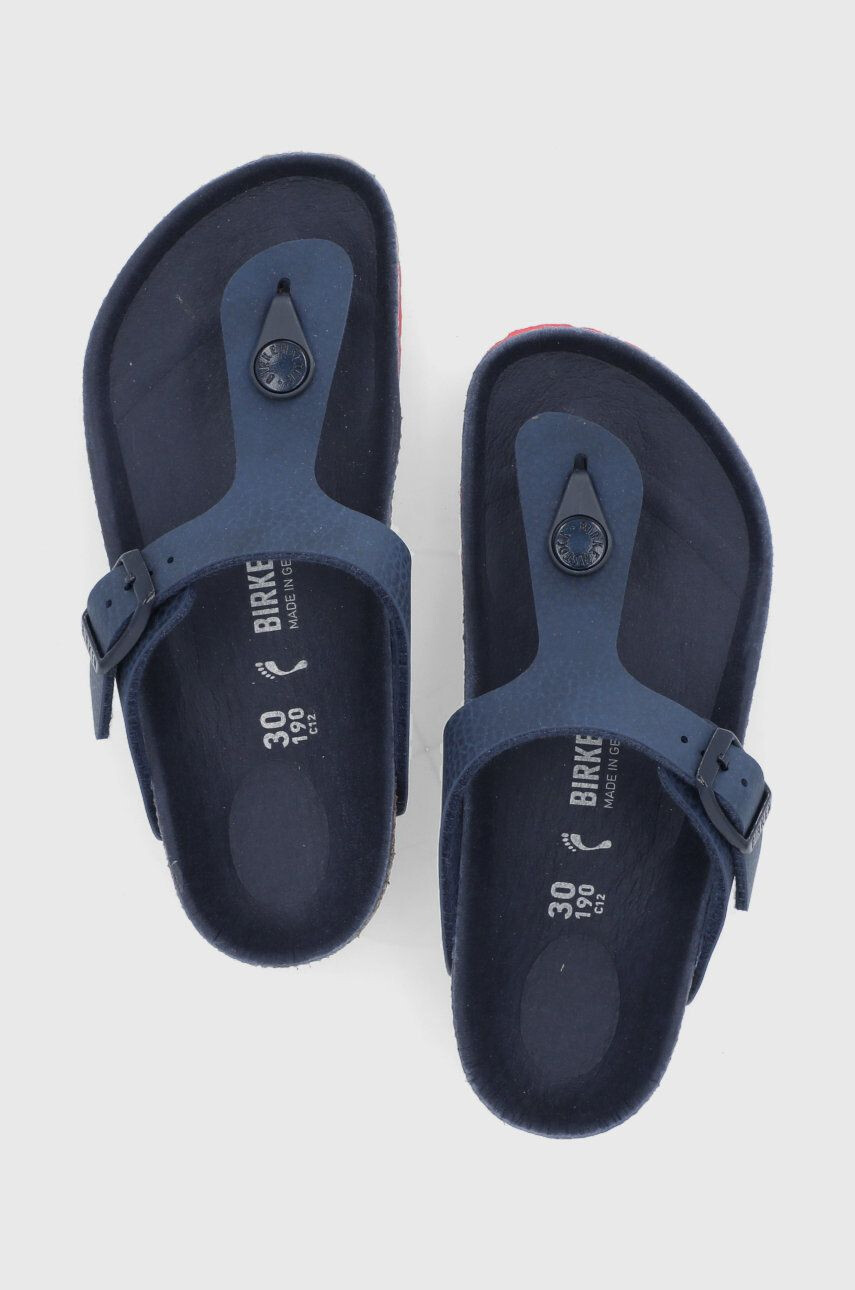 Birkenstock Детски джапанки в тъмносиньо - Pepit.bg