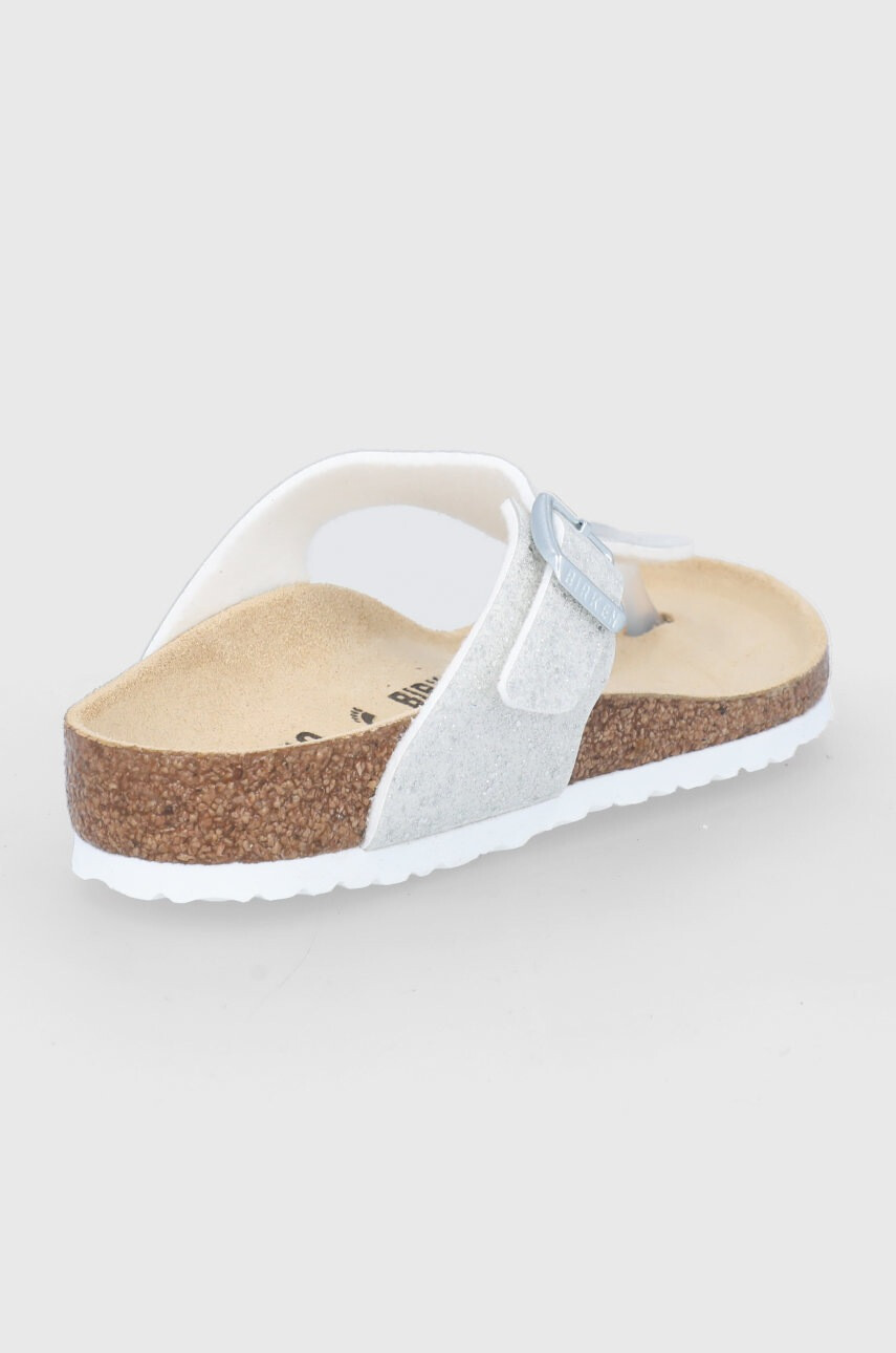 Birkenstock Детски джапанки в сребристо - Pepit.bg
