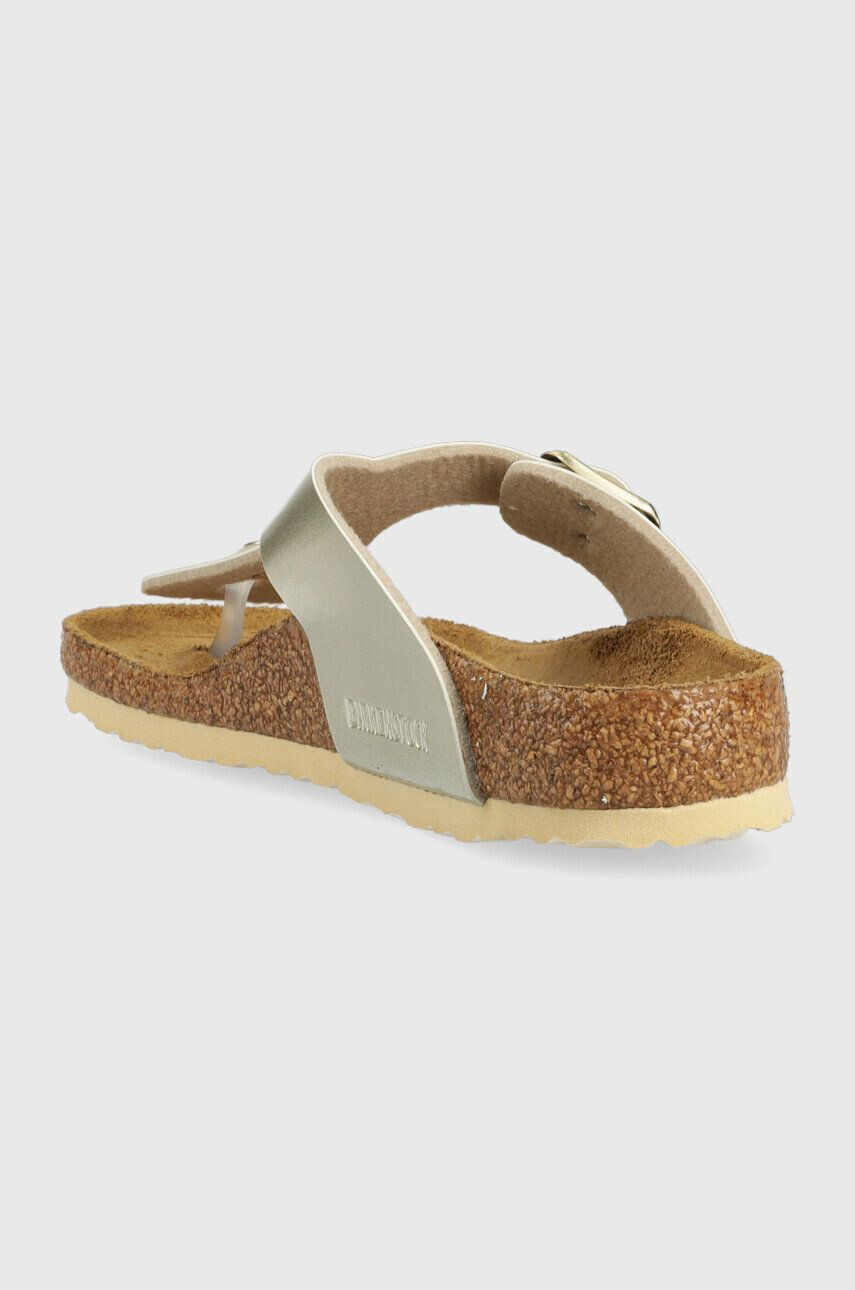 Birkenstock Детски джапанки Gizeh в златисто - Pepit.bg