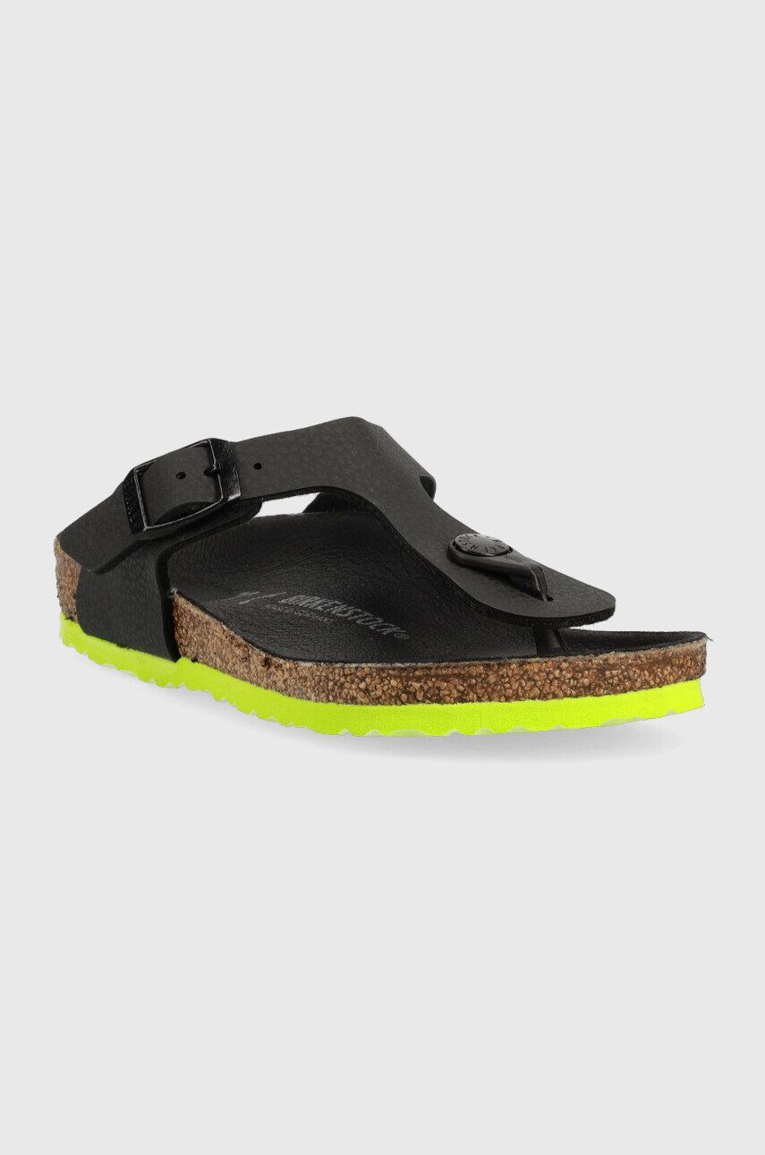 Birkenstock Детски джапанки Gizeh в черно - Pepit.bg