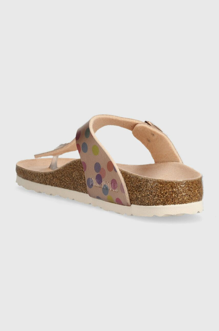 Birkenstock Детски джапанки Gizeh в златисто - Pepit.bg