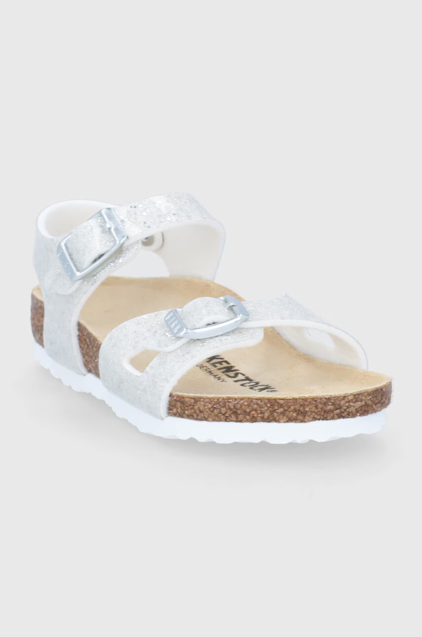 Birkenstock Детски сандали в бяло - Pepit.bg