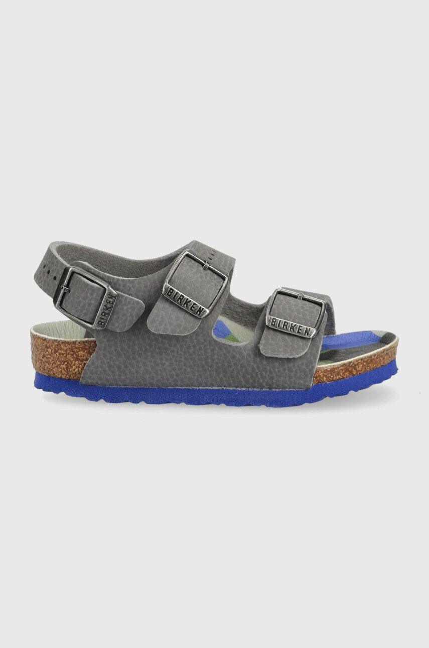 Birkenstock Детски сандали Milano в сиво - Pepit.bg