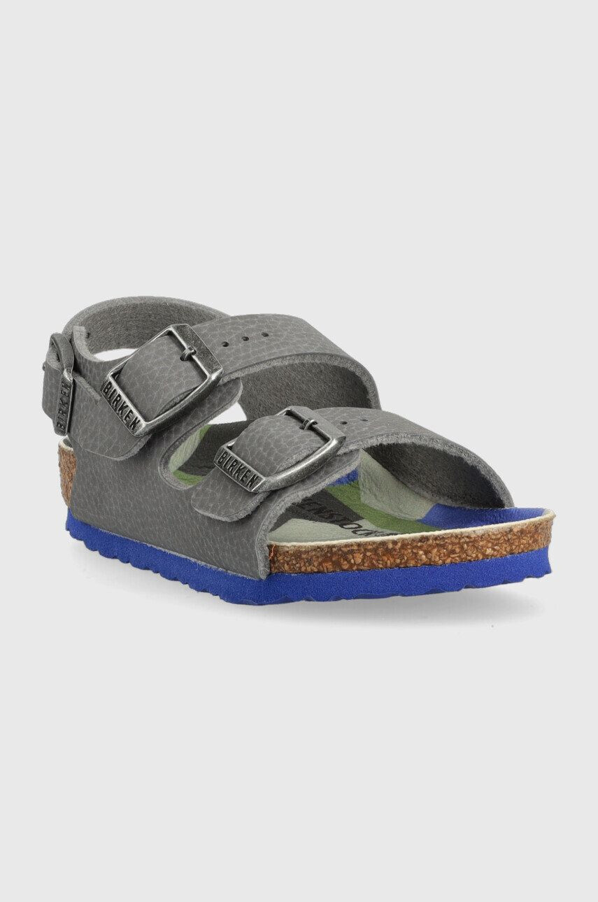 Birkenstock Детски сандали Milano в сиво - Pepit.bg