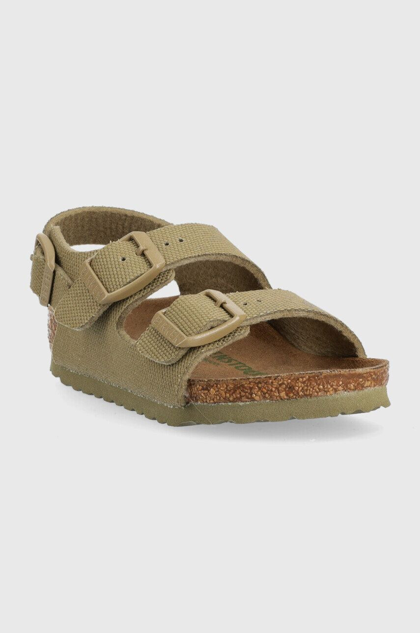 Birkenstock Детски сандали Milano в зелено - Pepit.bg