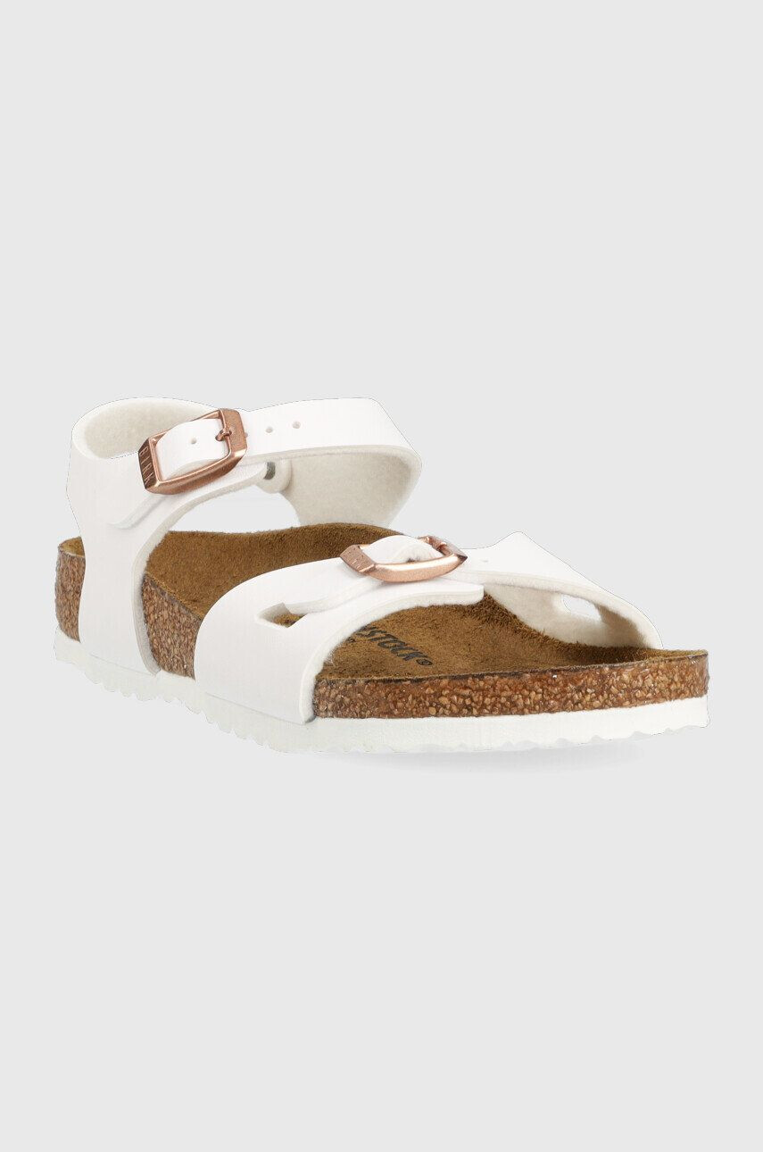 Birkenstock Детски сандали Rio в бяло - Pepit.bg