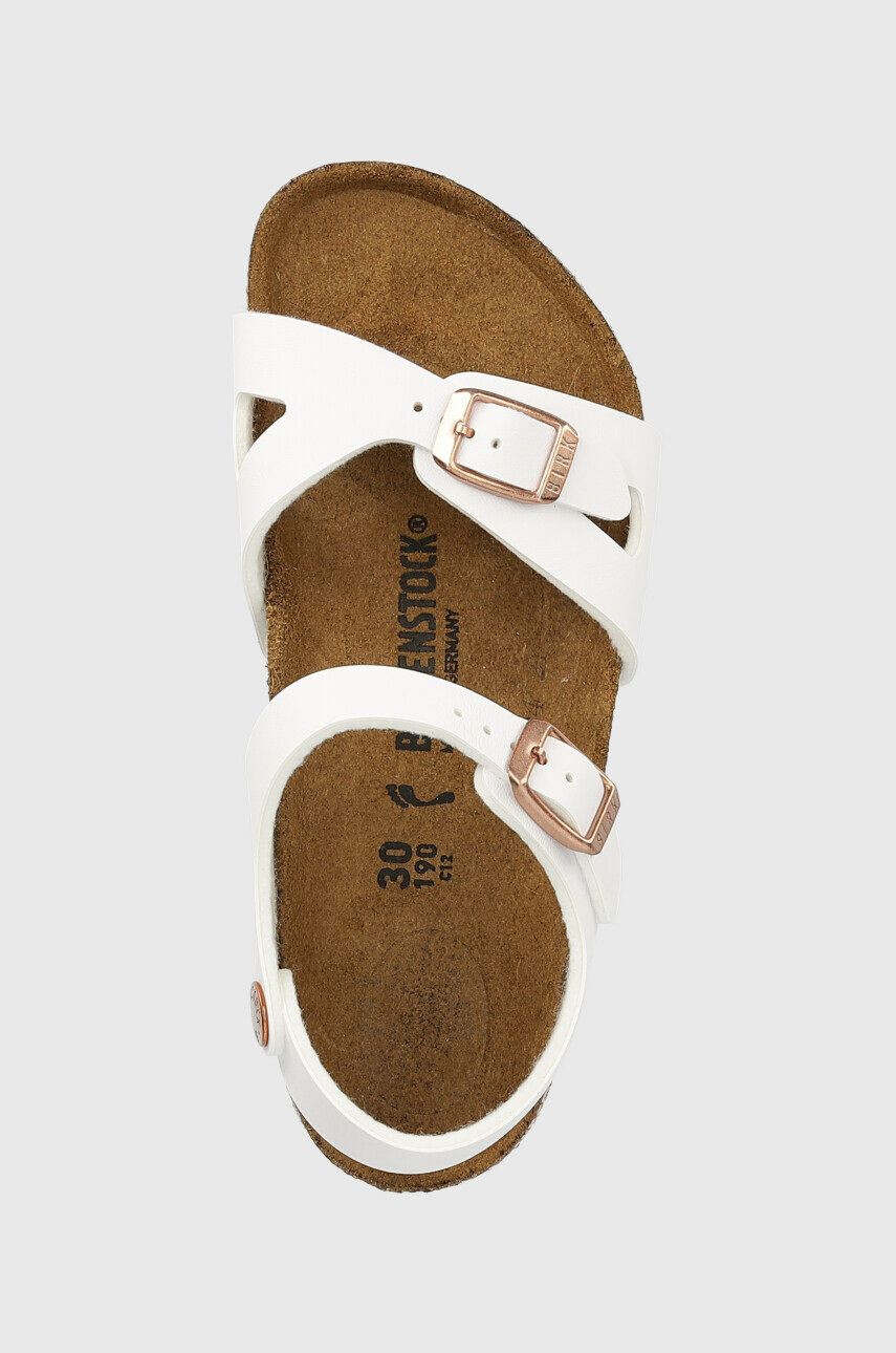 Birkenstock Детски сандали Rio в бяло - Pepit.bg