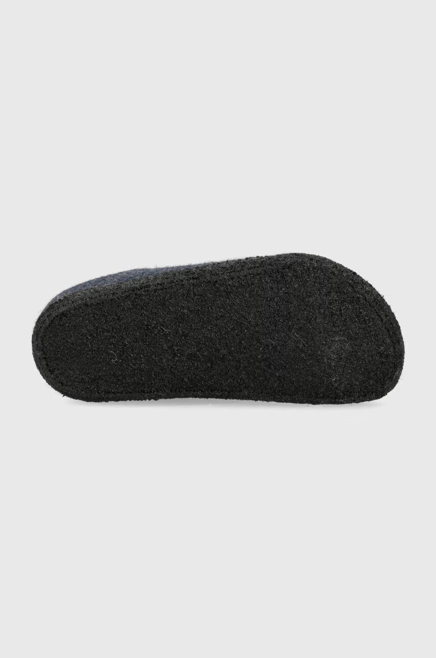 Birkenstock Детски вълнени пантофи в тъмносиньо - Pepit.bg