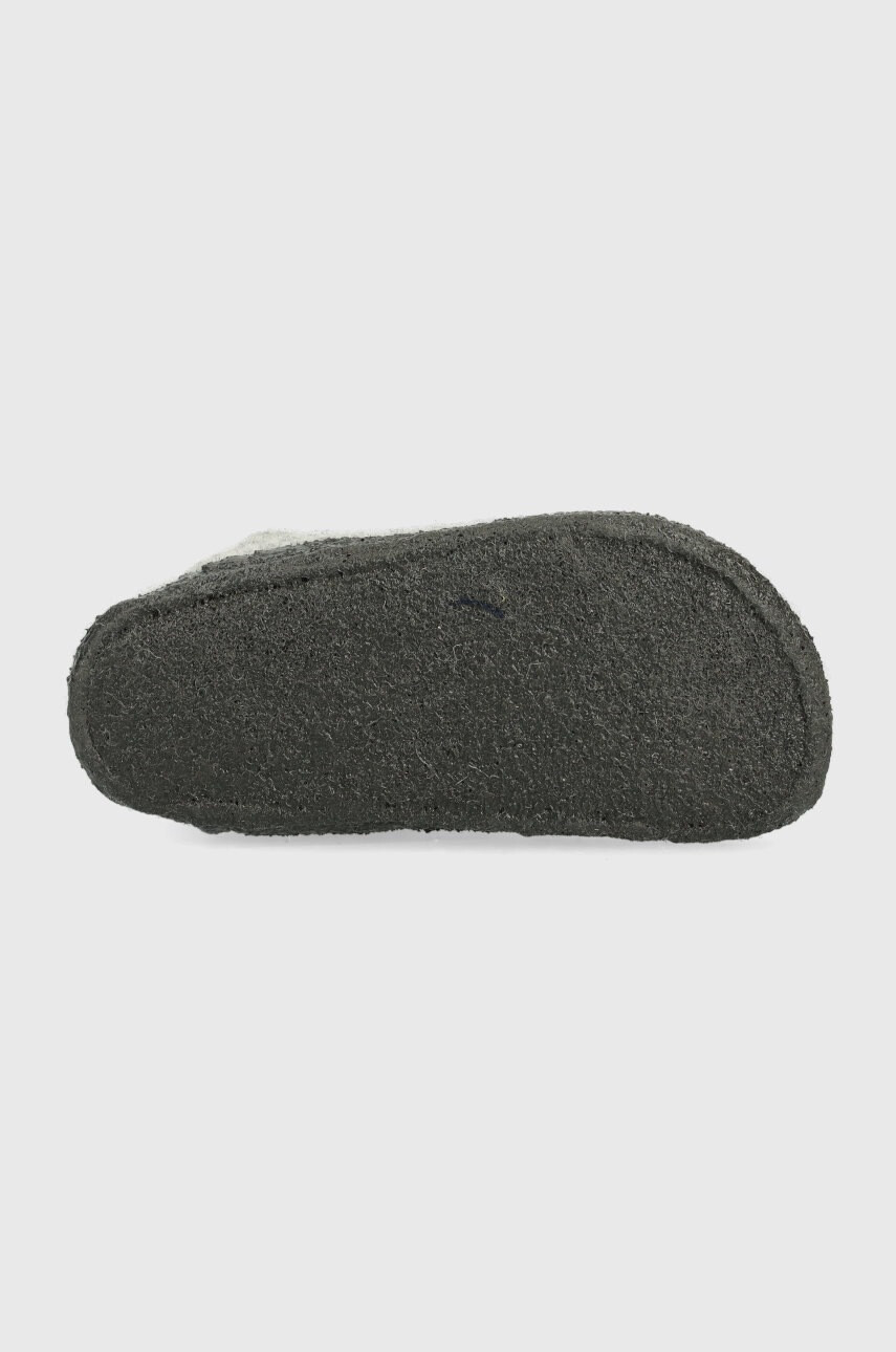 Birkenstock Детски вълнени пантофи в сиво - Pepit.bg