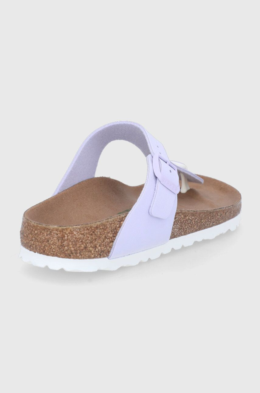 Birkenstock Джапанки Gizeh дамски в розово с равна подметка - Pepit.bg