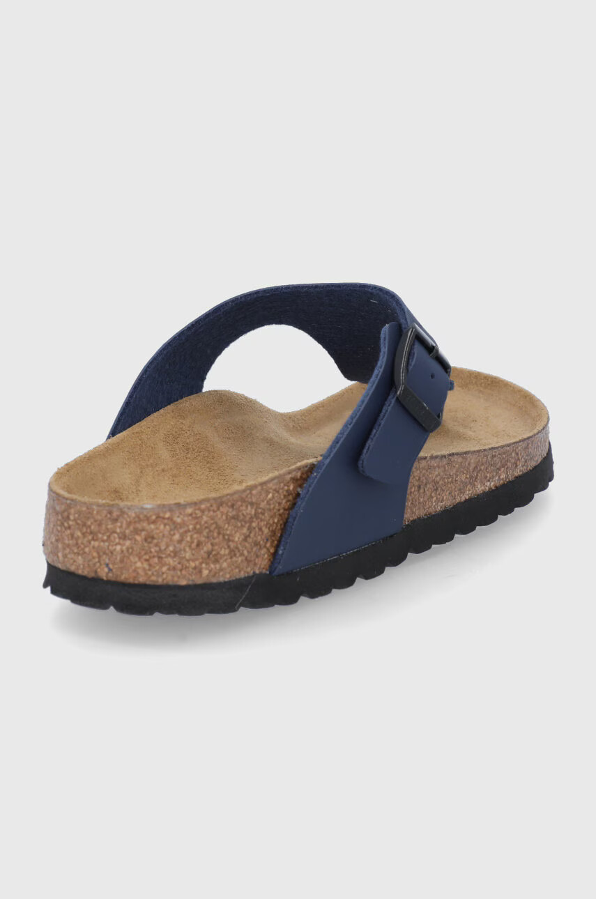 Birkenstock Джапанки Gizeh дамски в черно с равна подметка - Pepit.bg