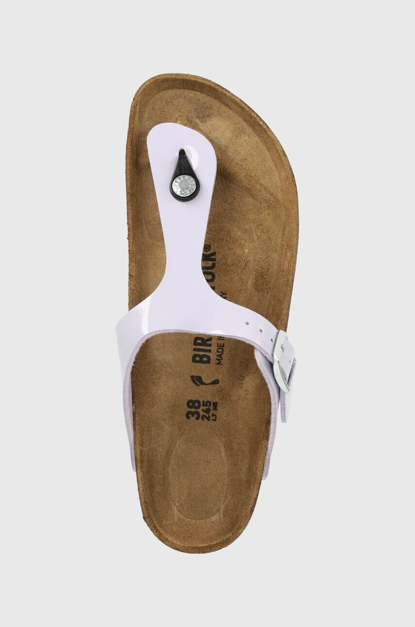 Birkenstock Джапанки Gizeh в лилаво с равна подметка 1025369 - Pepit.bg