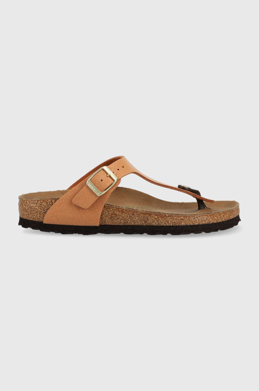 Birkenstock Джапанки GIZEH BS в кафяво с равна подметка - Pepit.bg