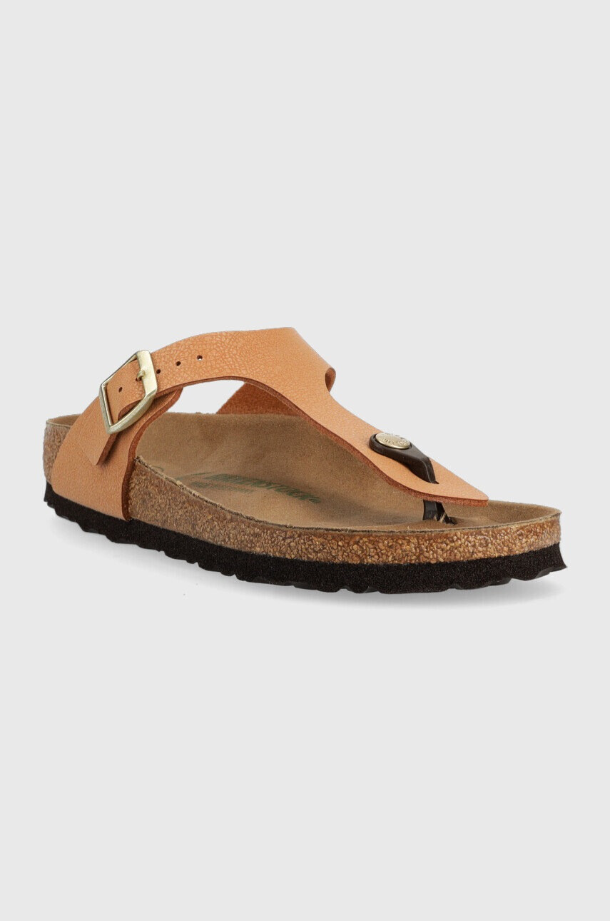 Birkenstock Джапанки GIZEH BS в кафяво с равна подметка - Pepit.bg