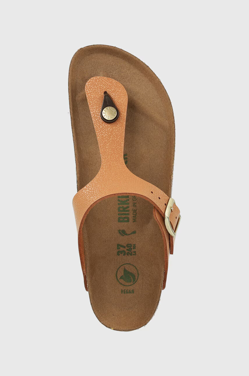 Birkenstock Джапанки GIZEH BS в кафяво с равна подметка - Pepit.bg