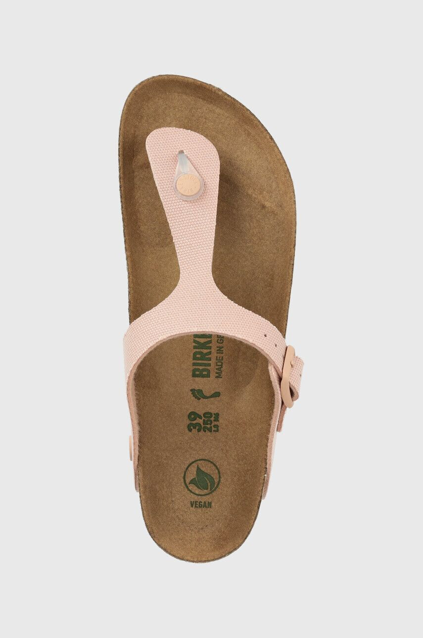 Birkenstock Джапанки Gizeh Rivet Logo в розово с равна подметка 1024134 - Pepit.bg