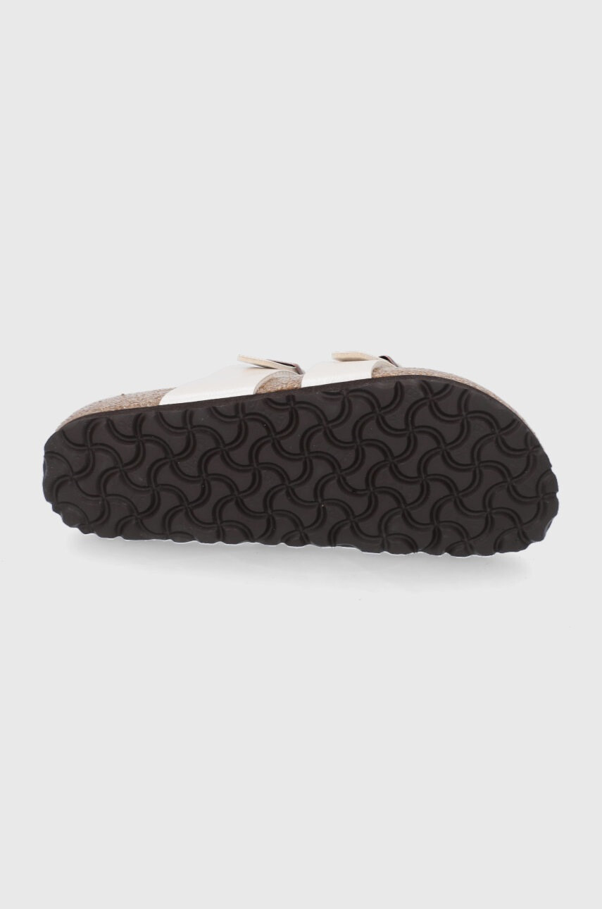 Birkenstock Джапанки Mayari дамски в кремаво с равна подметка - Pepit.bg