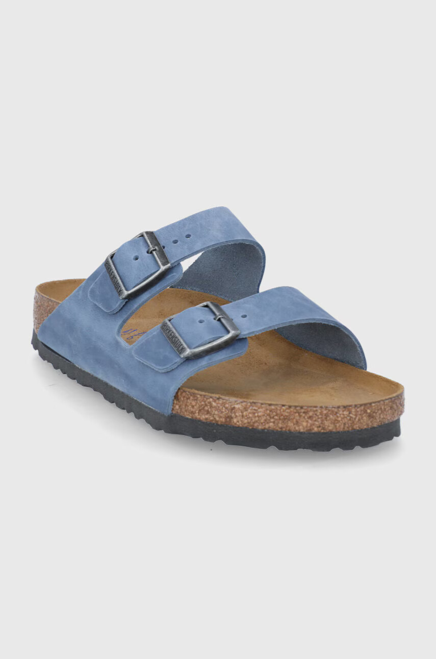 Birkenstock Кожени чехли Arizona мъжки - Pepit.bg