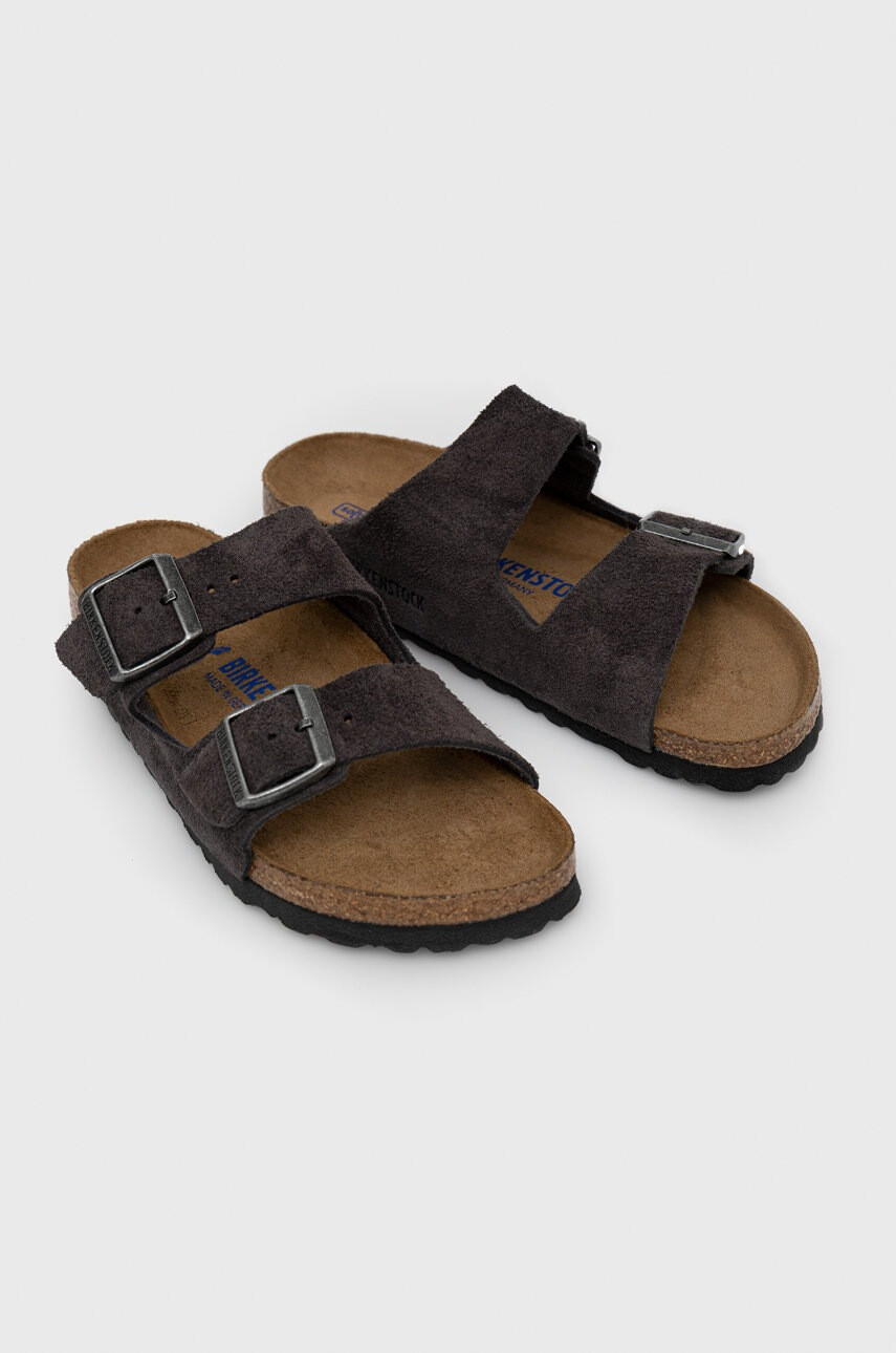 Birkenstock Кожени чехли Arizona Sfb - Pepit.bg