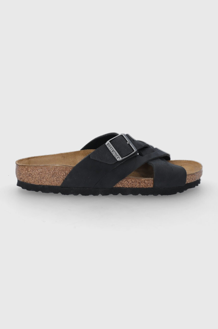 Birkenstock Кожени чехли Lugano - Pepit.bg