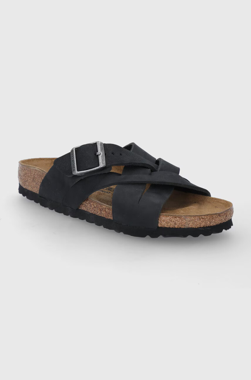 Birkenstock Кожени чехли Lugano - Pepit.bg