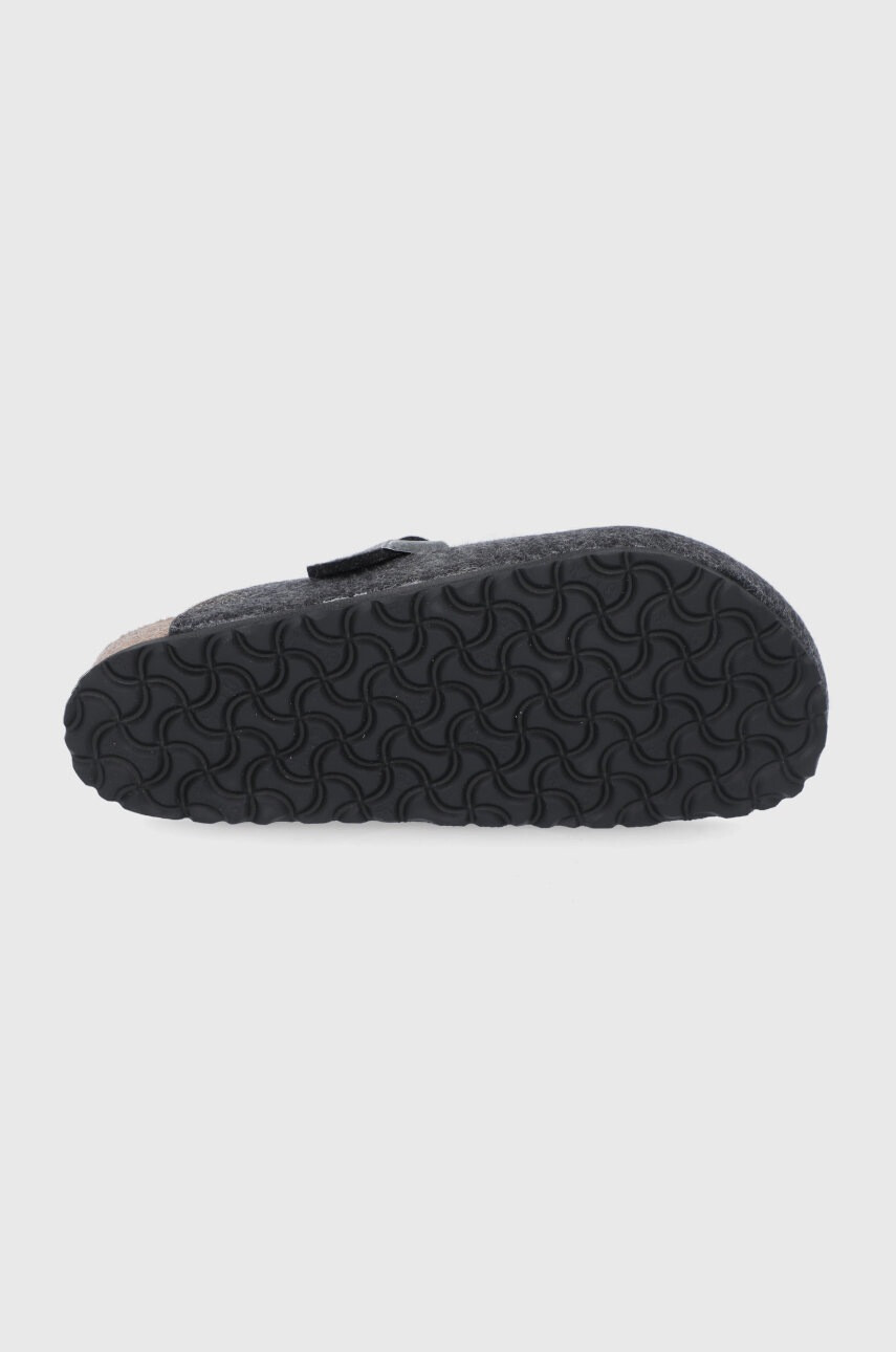 Birkenstock Кожени чехли в тъмносиньо - Pepit.bg