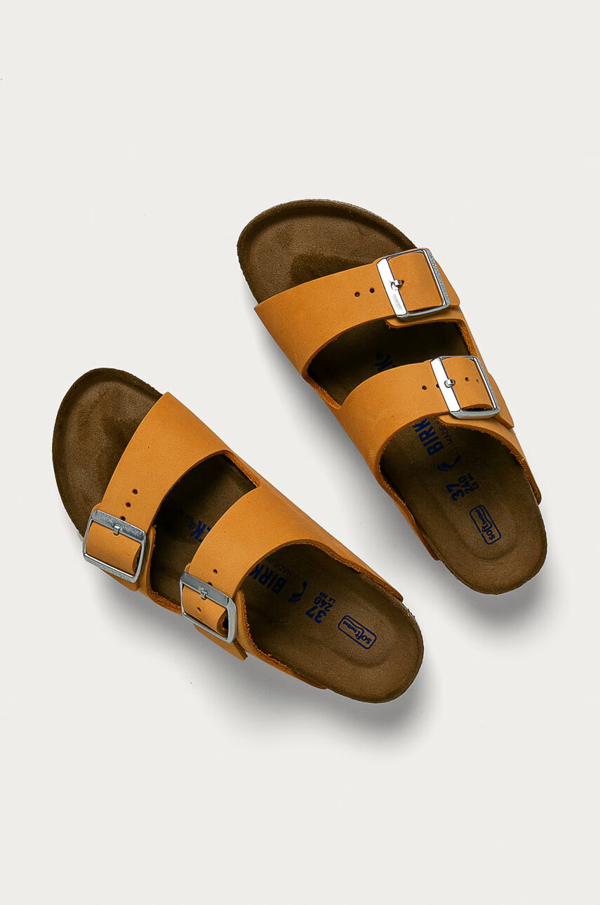 Birkenstock Кожени чехли Arizona - Pepit.bg